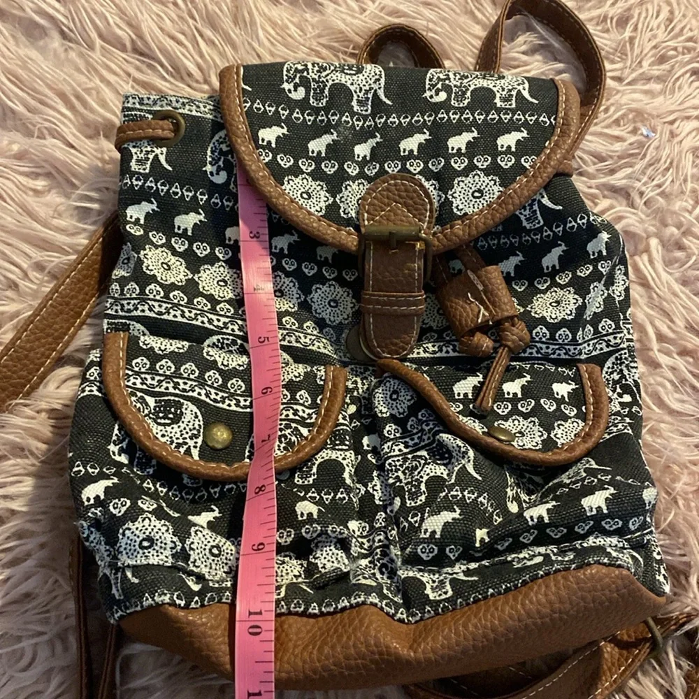 Safari/Zoo Animal Motif Backpack Satchel